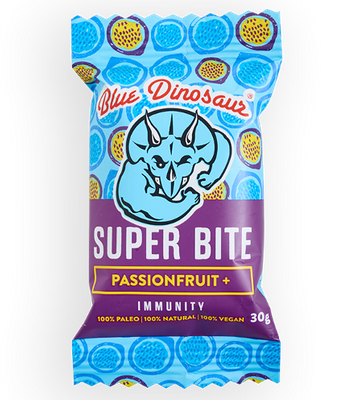 Blue Dinosaur Super Bites - Passionfruit+
